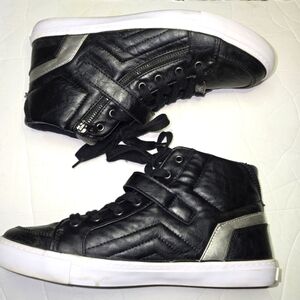 Guess  Black Hi Top Sneakers Womens Size 10M
